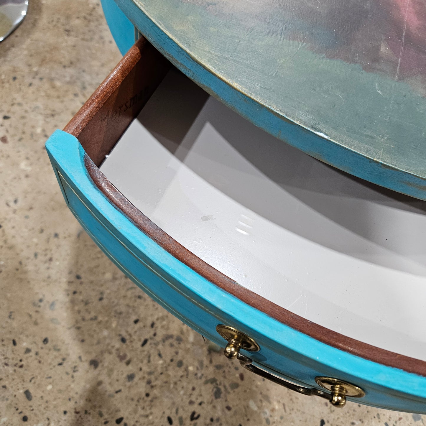 "When Pigs Fly" Whimsical Side Table