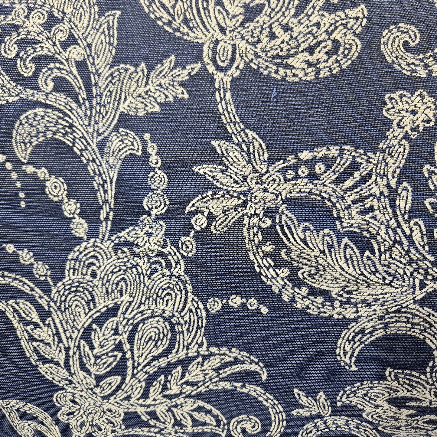 Ethan Allen Contemporary Paisley Upholstered Sofa