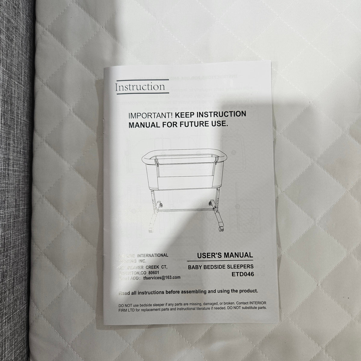 (New) Baby Bassinet Bedside