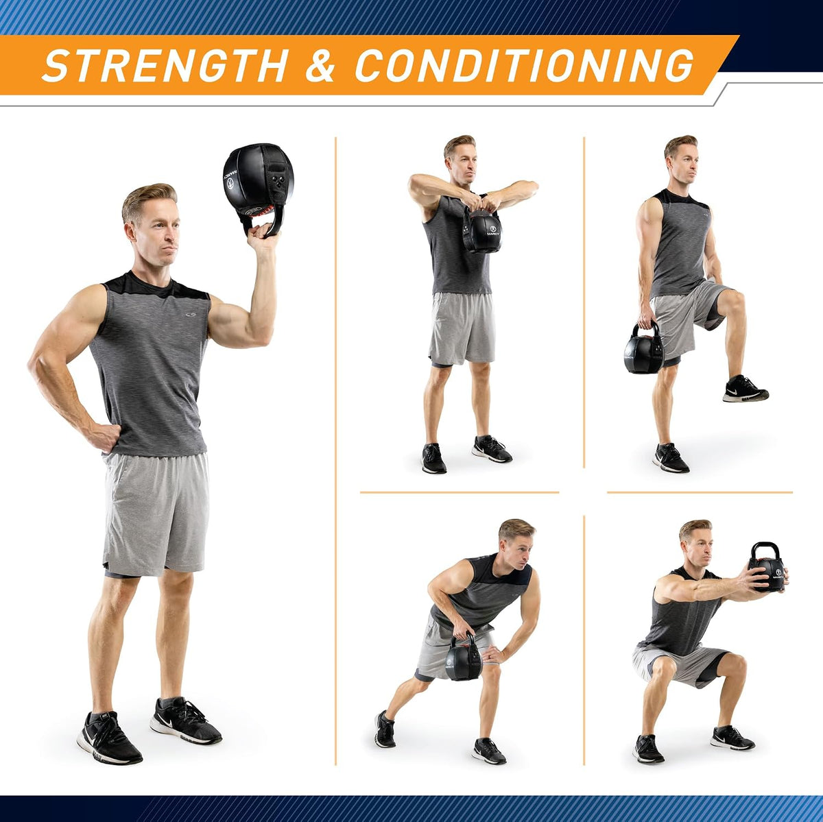 (New) Marcy Soft Kettlebell - 25lb