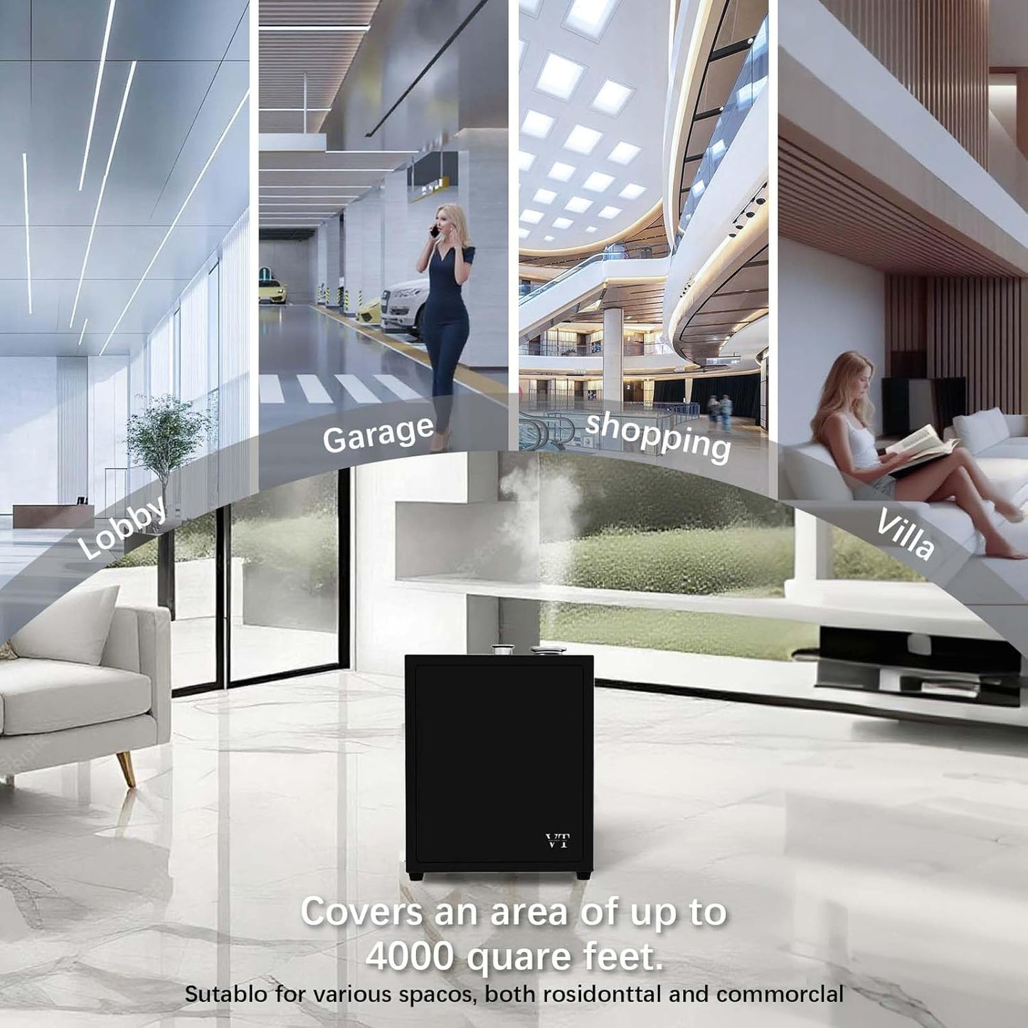 Veryscent 3500 Sq.Ft Waterless Scent Diffuser Starter Kit