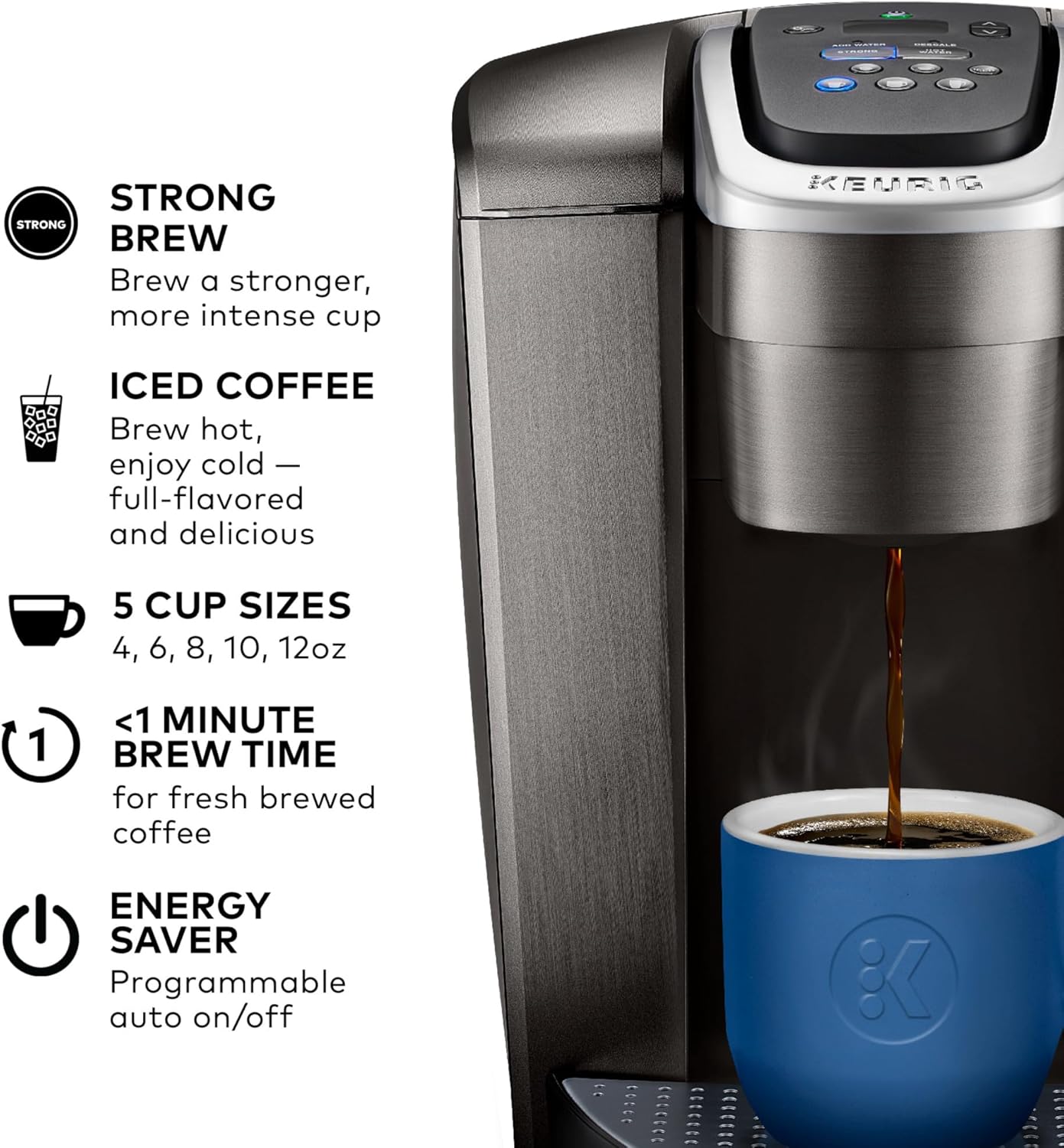 (New) Keurig K-Elite Single Serve K-Cup Pod Coffee Maker