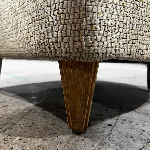 Beige Armless Accent Chair