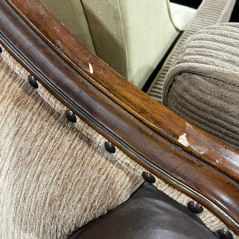 Traditional Western Leather Chair