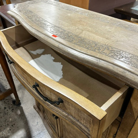 Vintage-style Wood Buffet Cabinet