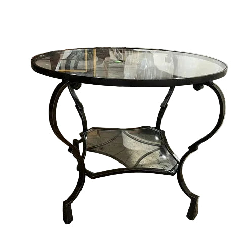 Pier 1 Chasca Glass & Iron End Tables