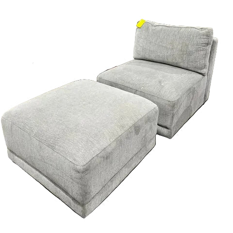 Colson Sectional Armless Chair & Ottoman
