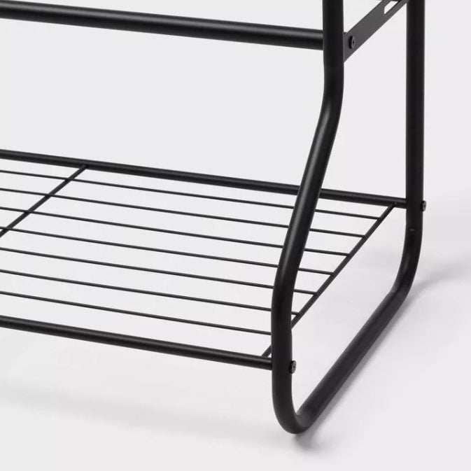 (New) 4-Tier Shoe Rack with Basket - Brightroom