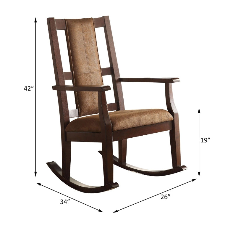 ACME Butsea Wooden Arm Rocking Chair