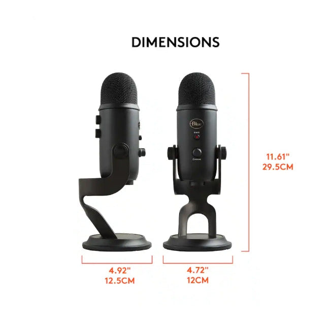Blue Yeti Professional Multi-Pattern USB Condenser Microphone