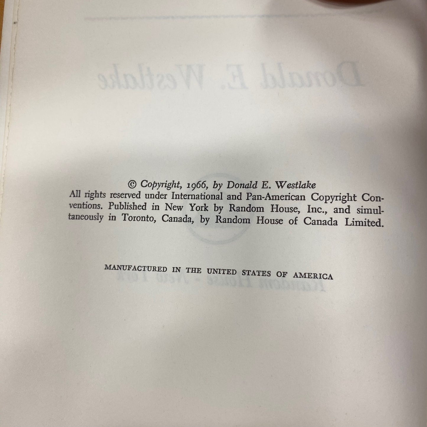 The Busy Body by Donald E. Westlake Good Used Condition
