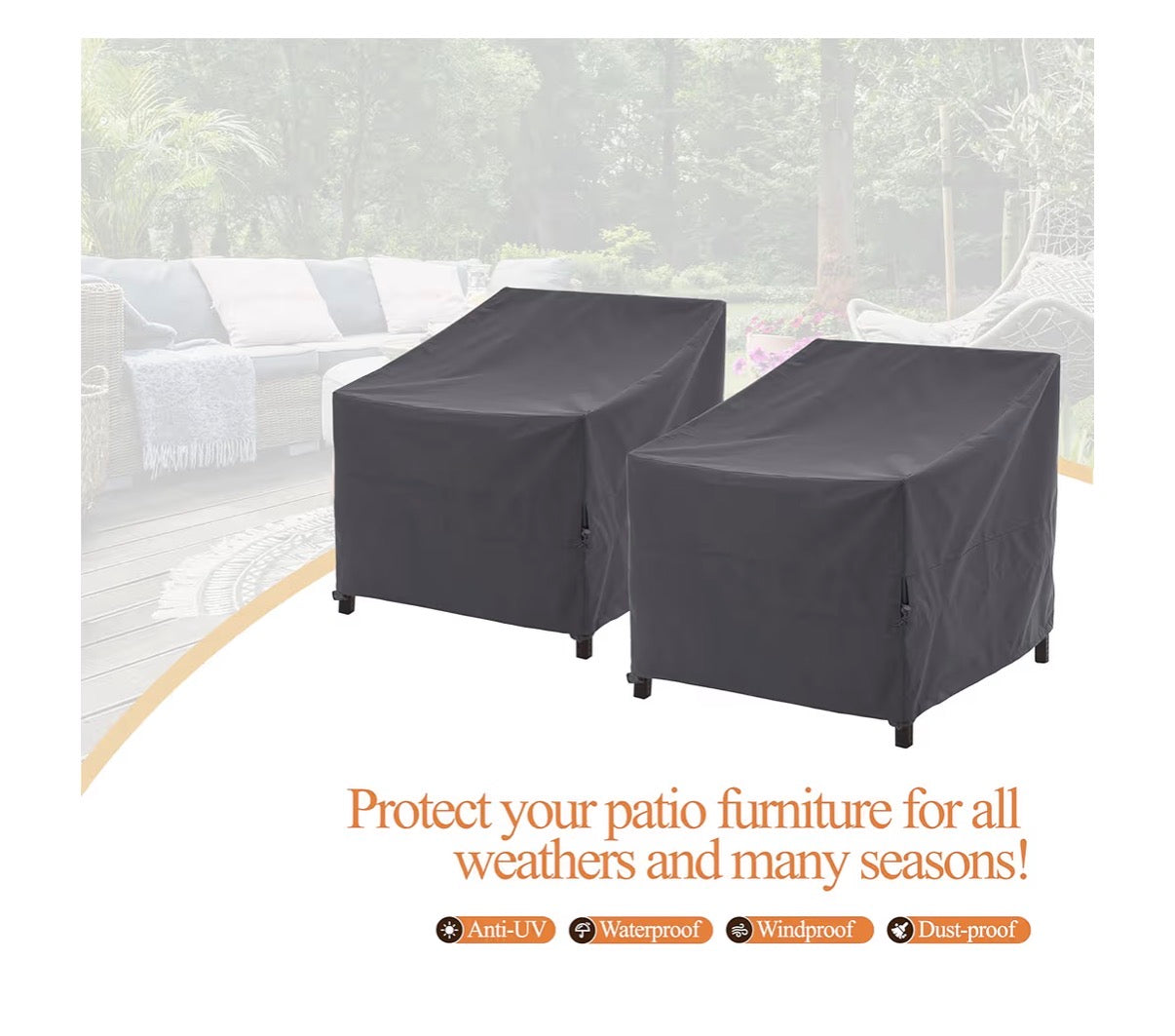 Outdoor Patio Chair Covers