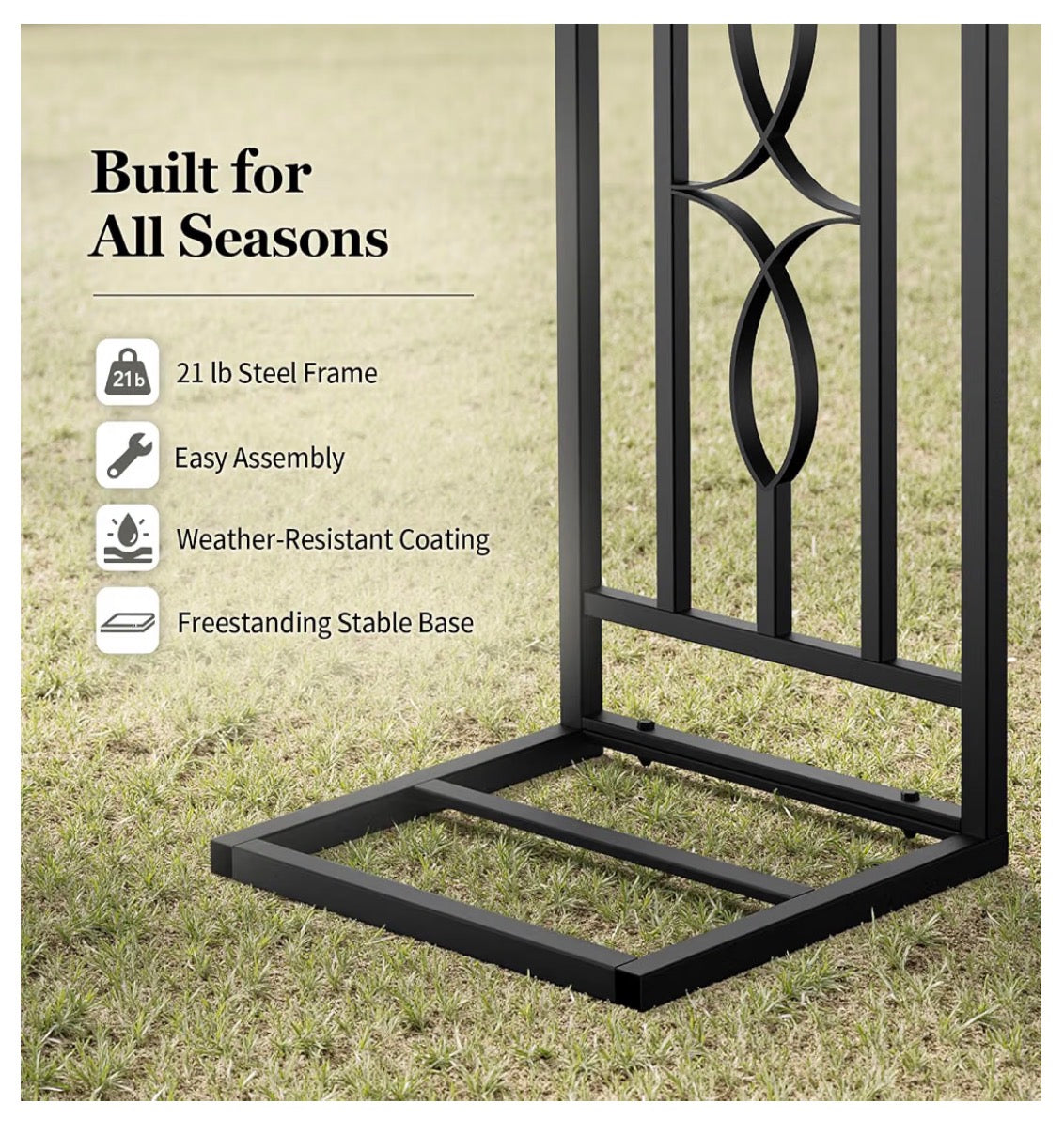 Metal Garden Arch-New in box