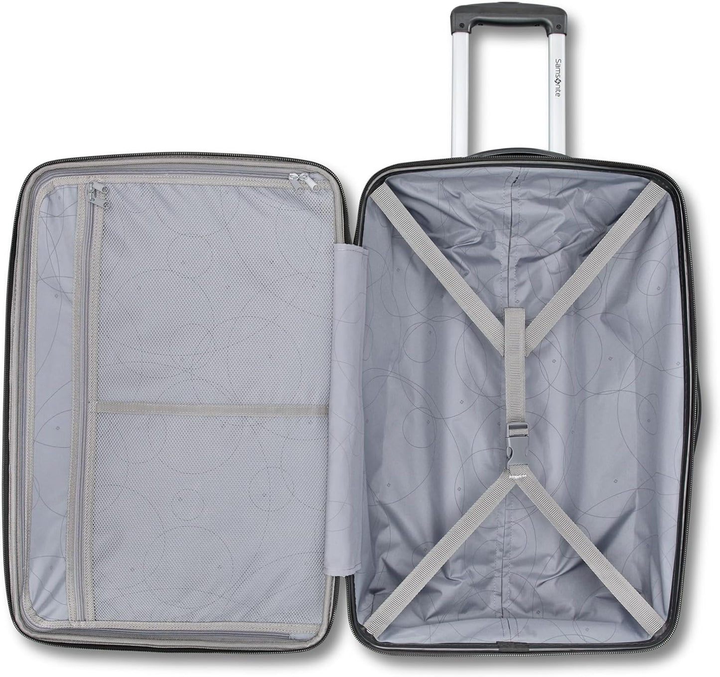 Samsonite Winfield 2 Hardside Expandable Luggage with Spinner Wheels, Brushed Anthracite 24-Inch