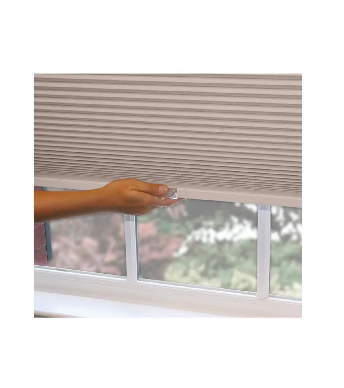 35 Inch X 48 Inch Cellular Cordless Blackout Shade (White) (New in Box)