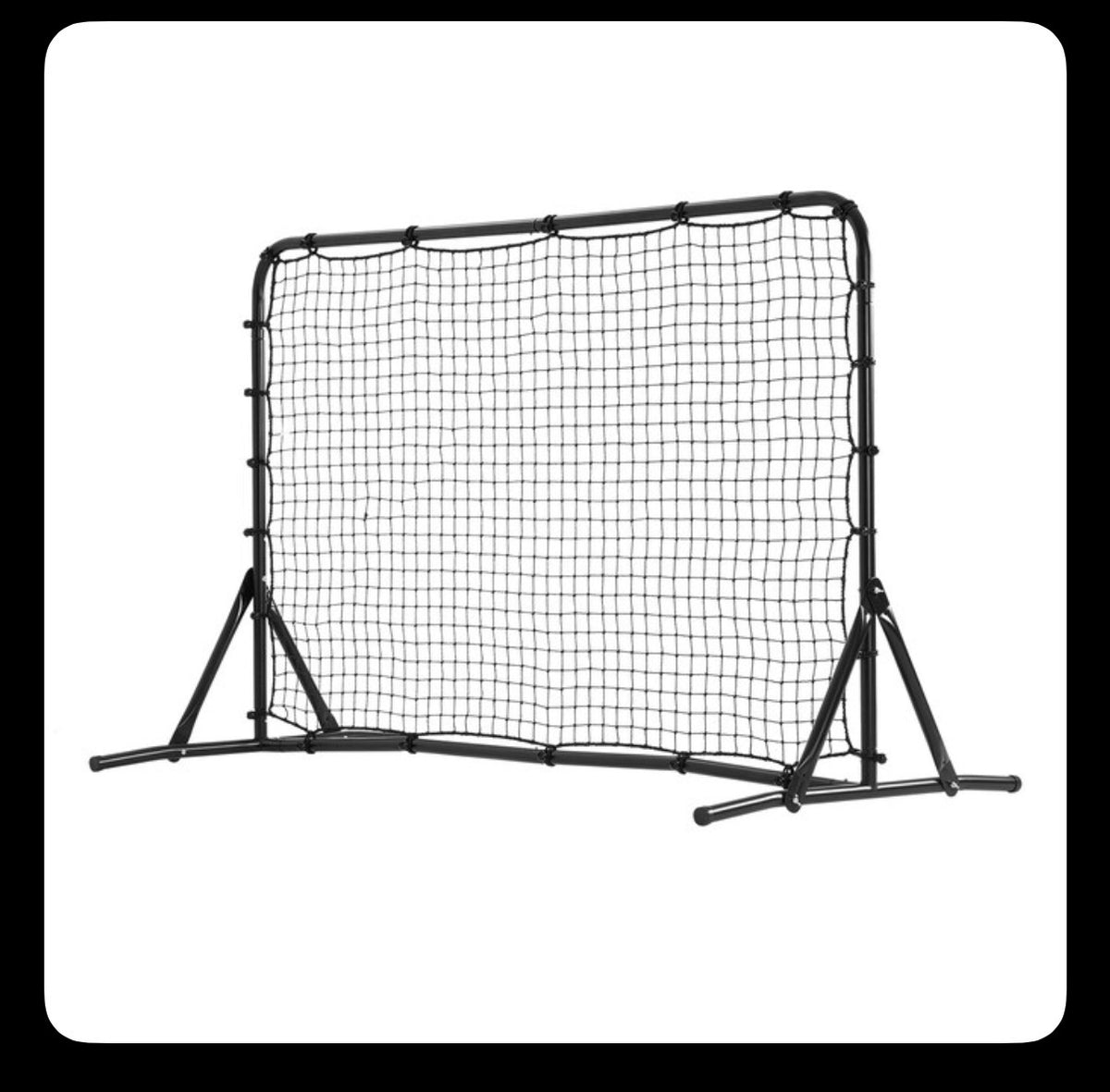 Soccer Rebound Trainer 6 Ft. X 4 Ft. Iron Soccer Training Equipment Double Sided Net Easy Assembly Perfect for Backyard Practicing (New in Box)