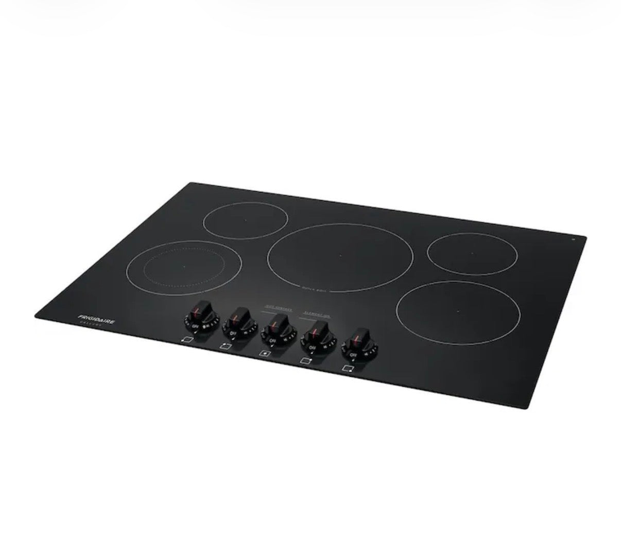 Frigidaire 30 inch 5 burner smooth surface black electric cooktop