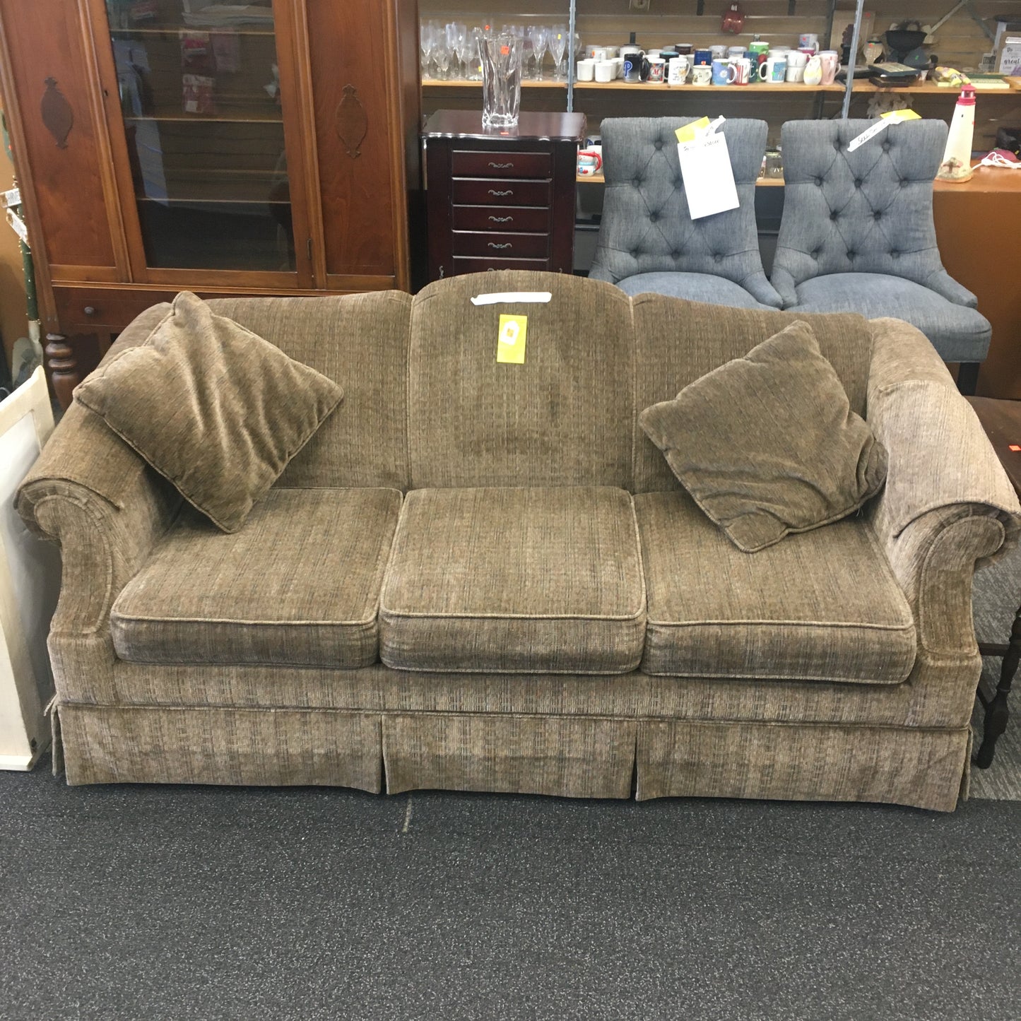 Brown Flexsteel Sleeper Sofa