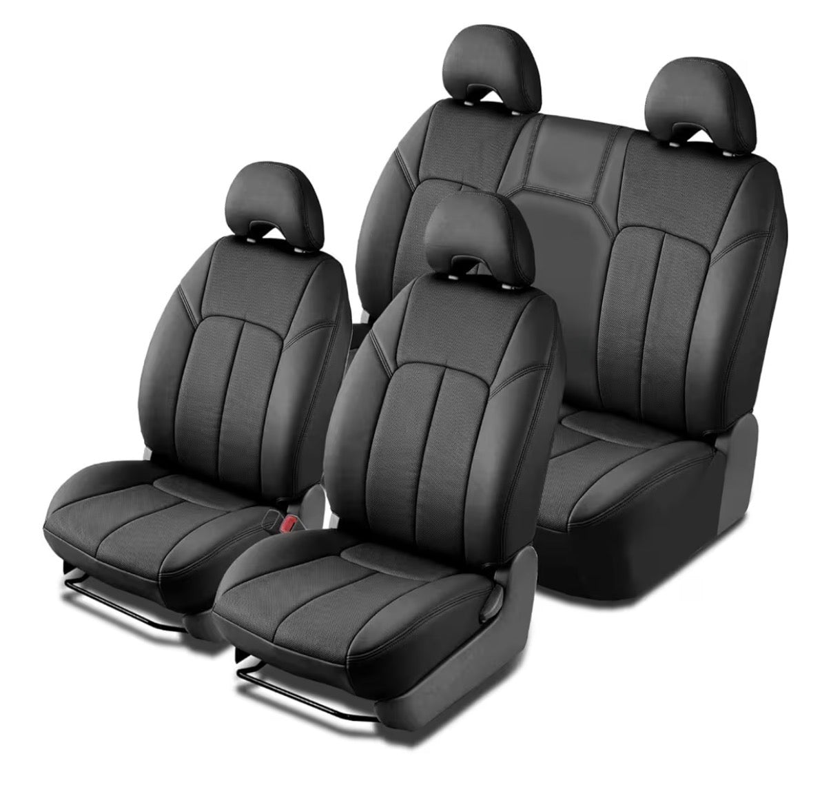Clazzio 2020-2023 Toyota Tacoma double cab power driver seat black leather seat covers