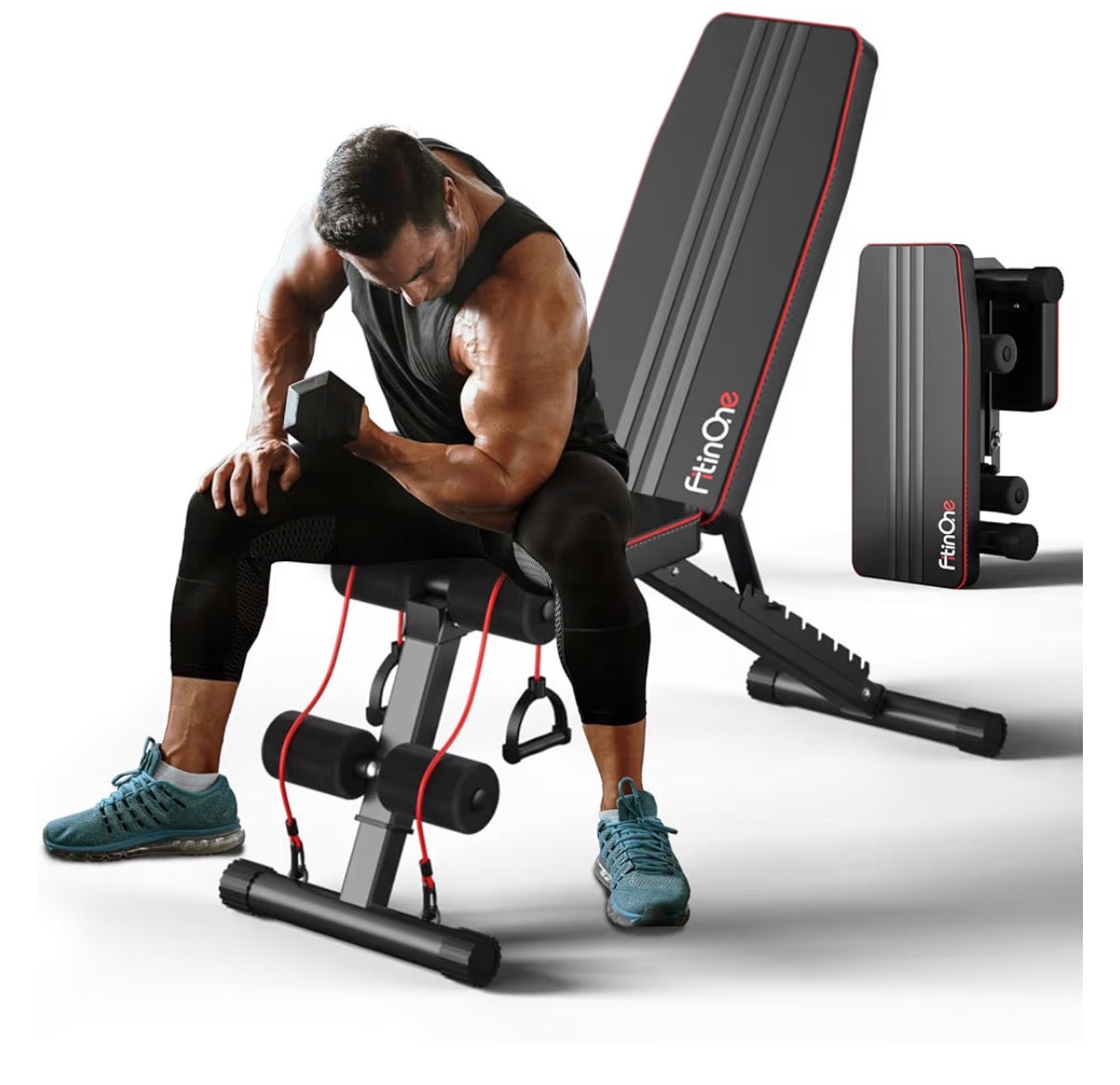 Adjustable Weight Bench Workout Bench for Home Gym, 660 lbs Capacity Multi-Functional folding Exercise Bench for Full Body Incline/Decline (New in Box)