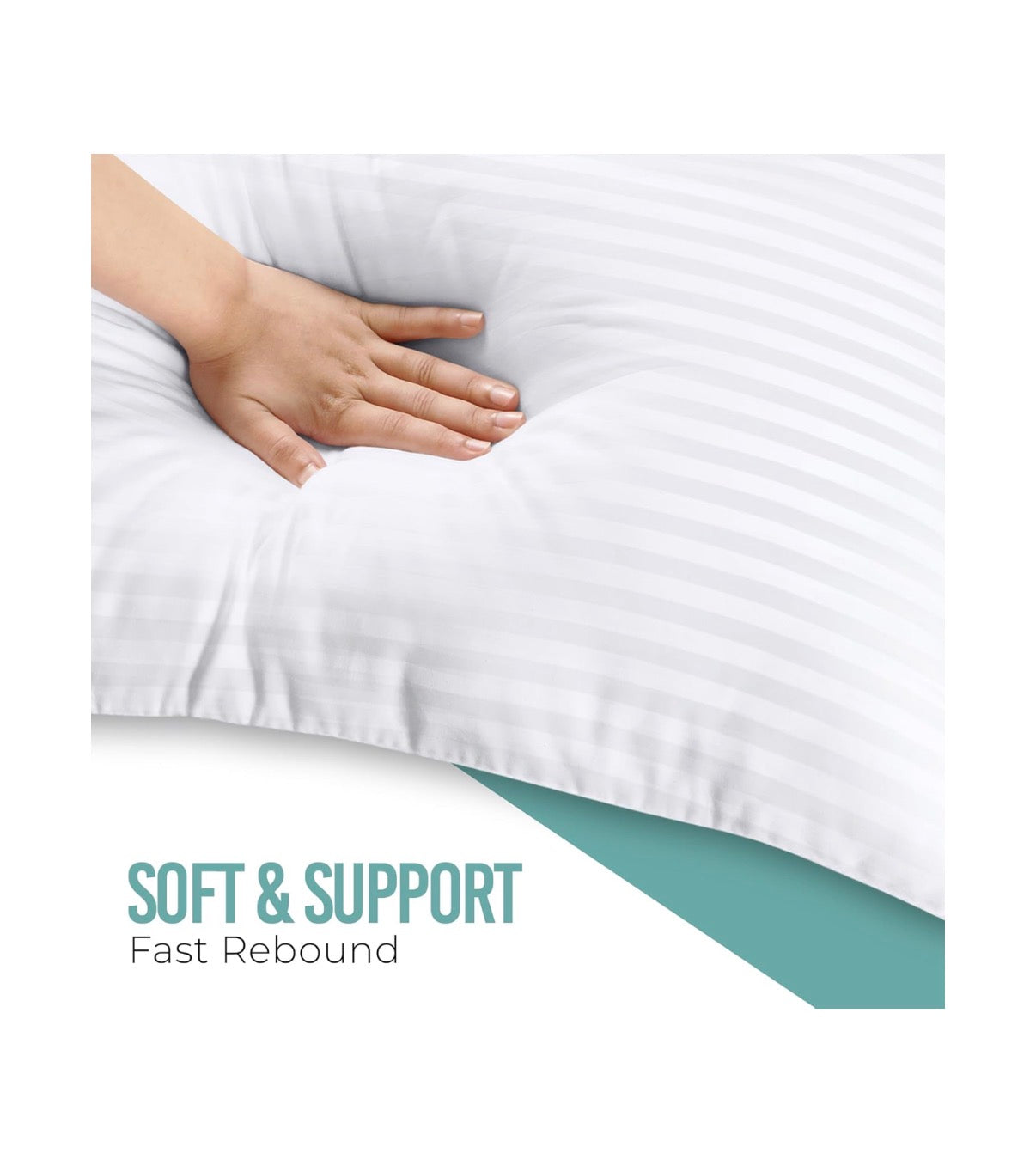 Utopia Bedding bed Pillows European Size of 2 Premium Soft Hotel pillows, Original Down Alternative Filling, Pillow for Sleeping, Cooling pillow for Back, Stomach and Side Sleepers (White) (New in Package)