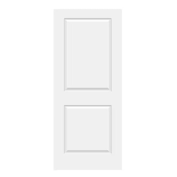 34" x 80" Hollow Core Wood 2 Panel Interior Molded Door, Composite