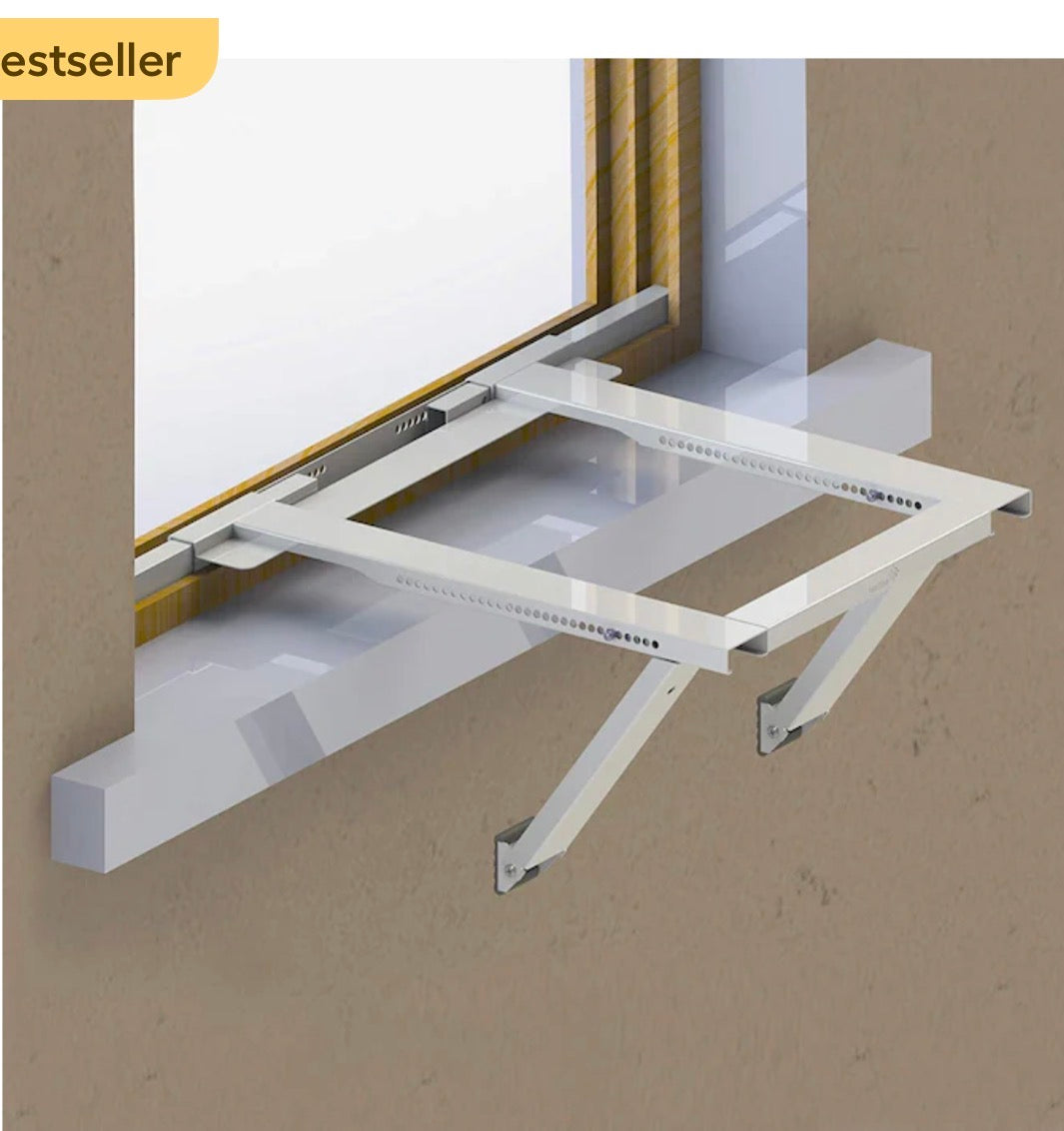 AC mounting bracket 20 inch W X 10 inch H window air conditioner support bracket (New in box)