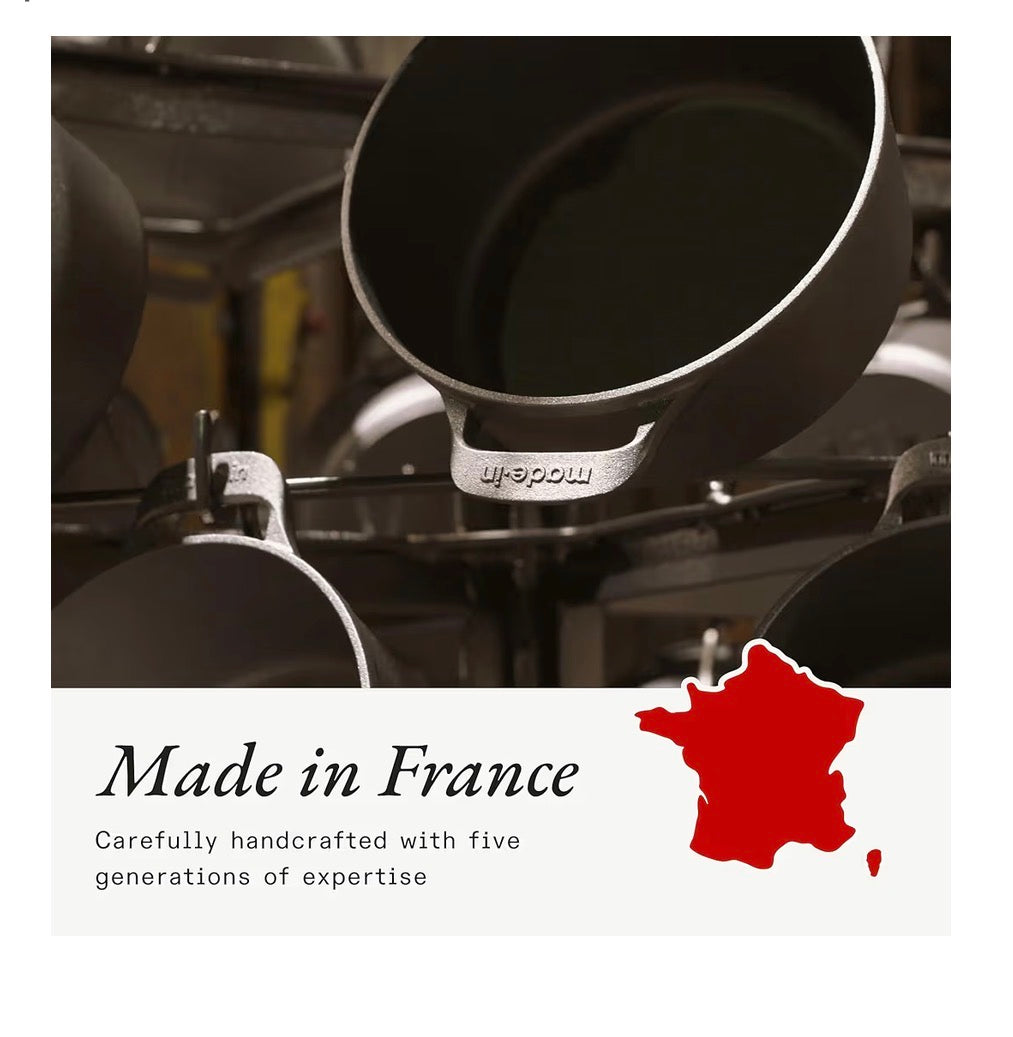 Made In Cookware 5.5 Dutch (Linen) Cast Iron Professional Cookware