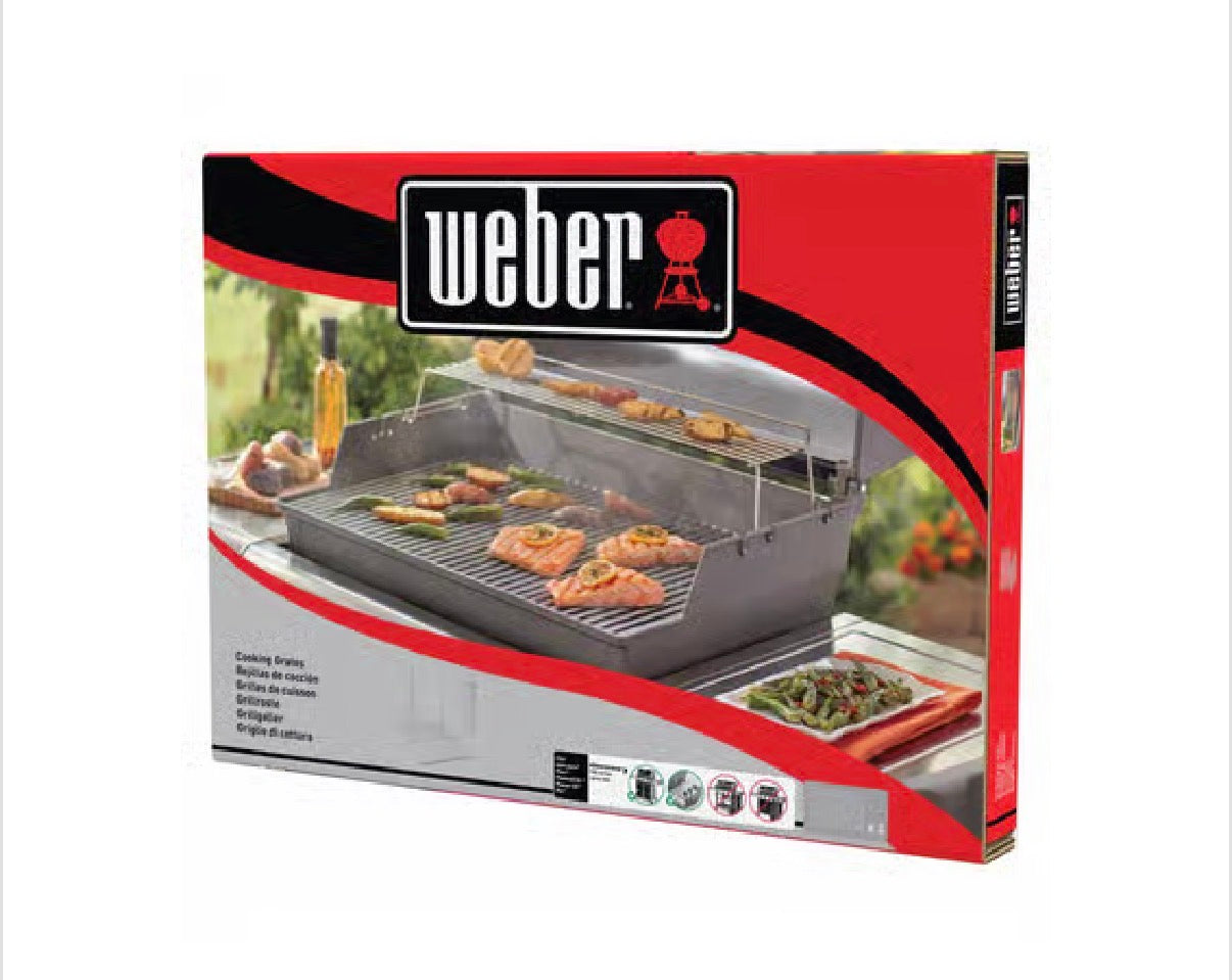 Weber Replacement SS Genesis 300 Series Grill Gate 19.5 Inches L X 12.9 Inches W