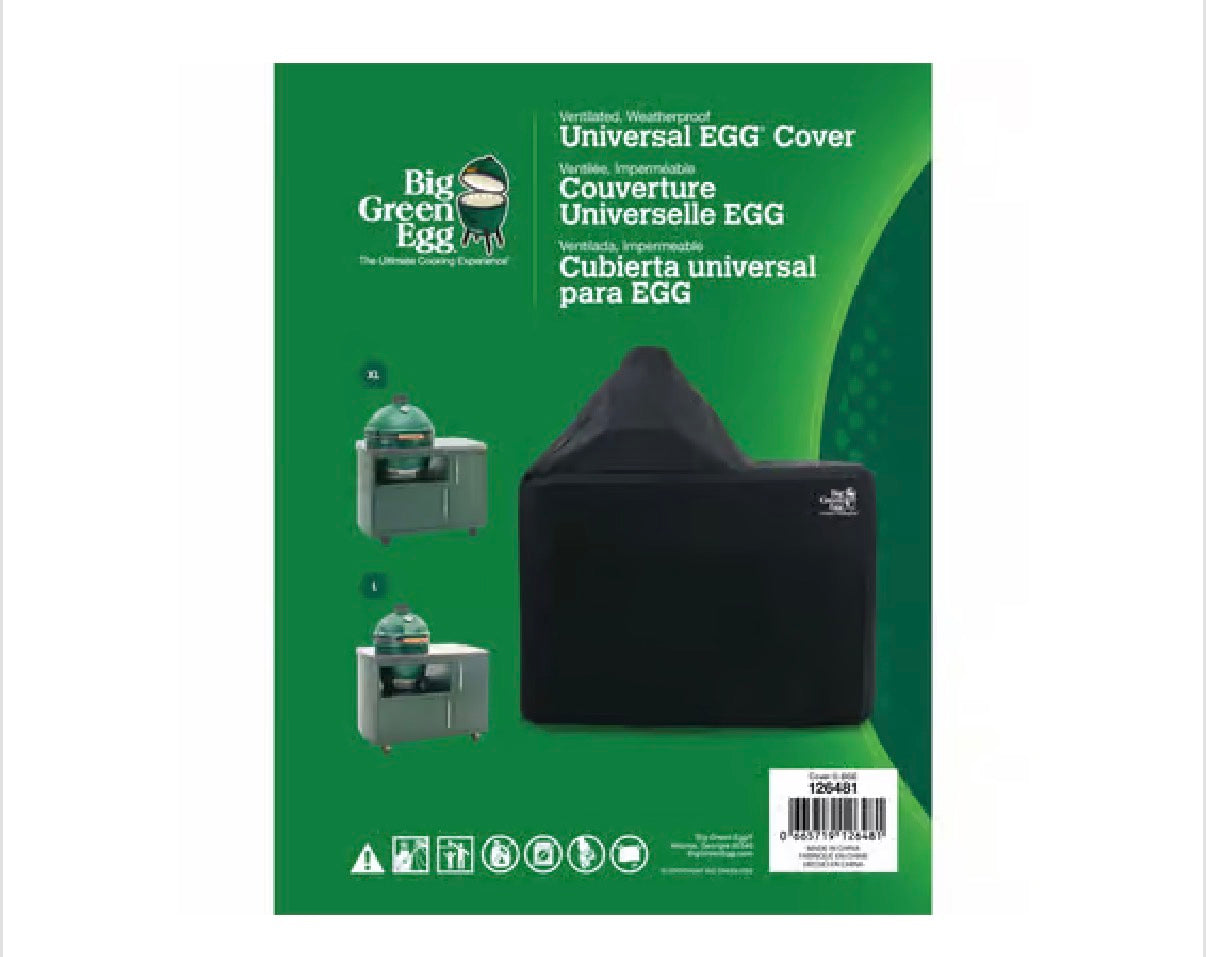 Big Green Egg Black Grill Cover For XL & Large EGGs in 49 inches Cooking Islands