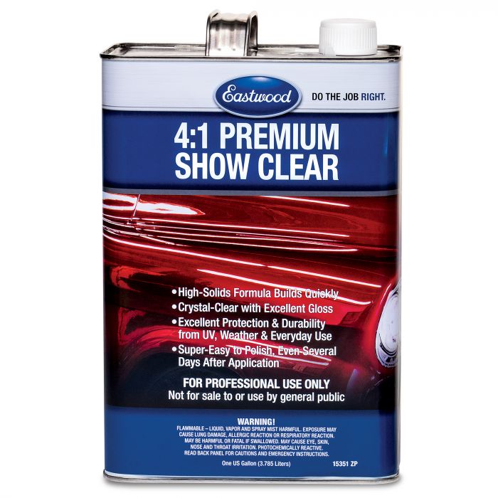 (New) Eastwood 4:1 High Solids Urethane Premium Show Clear - 128oz with Activator