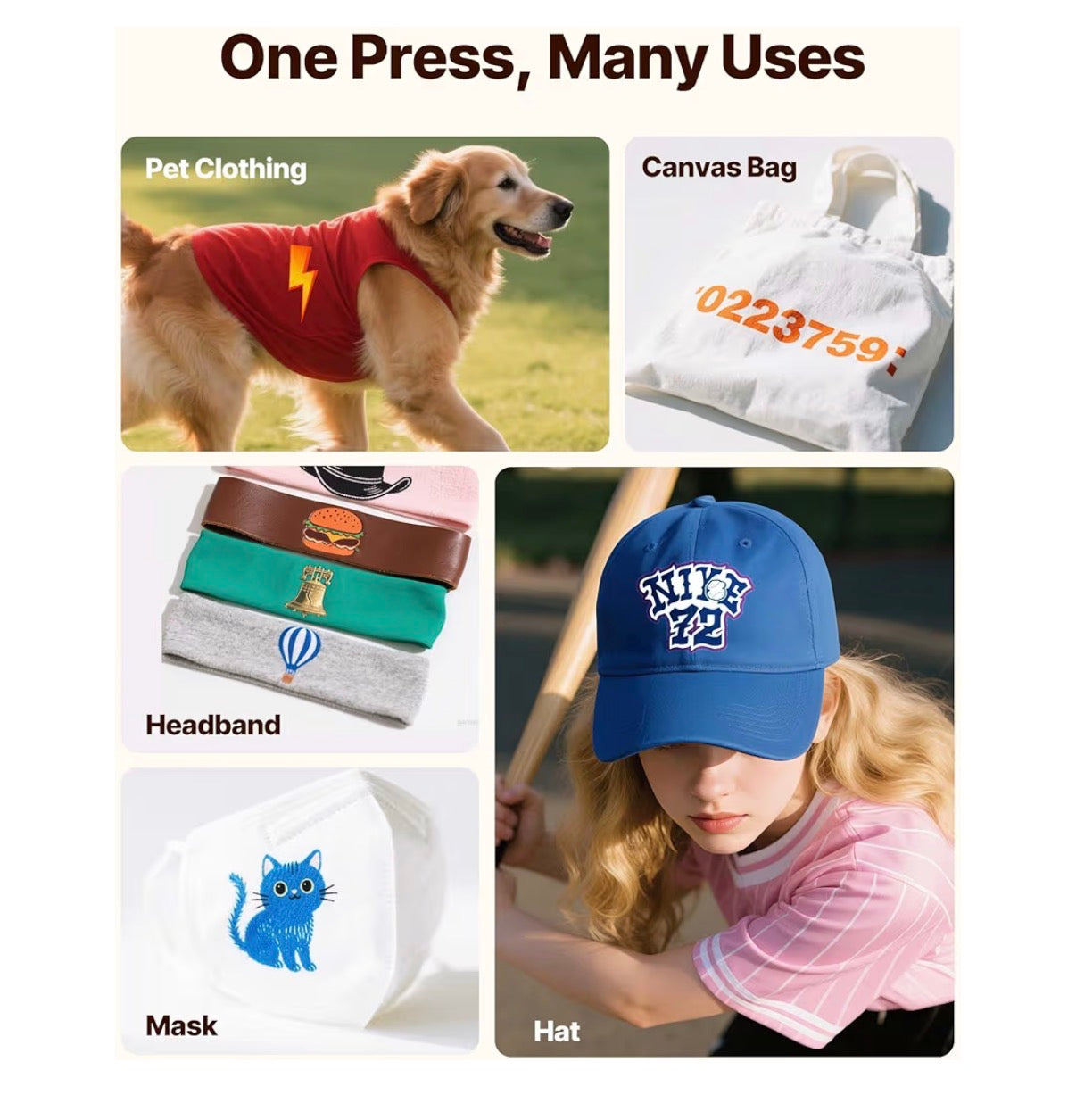 VEVOR 4-in-1 Heat Press Machine