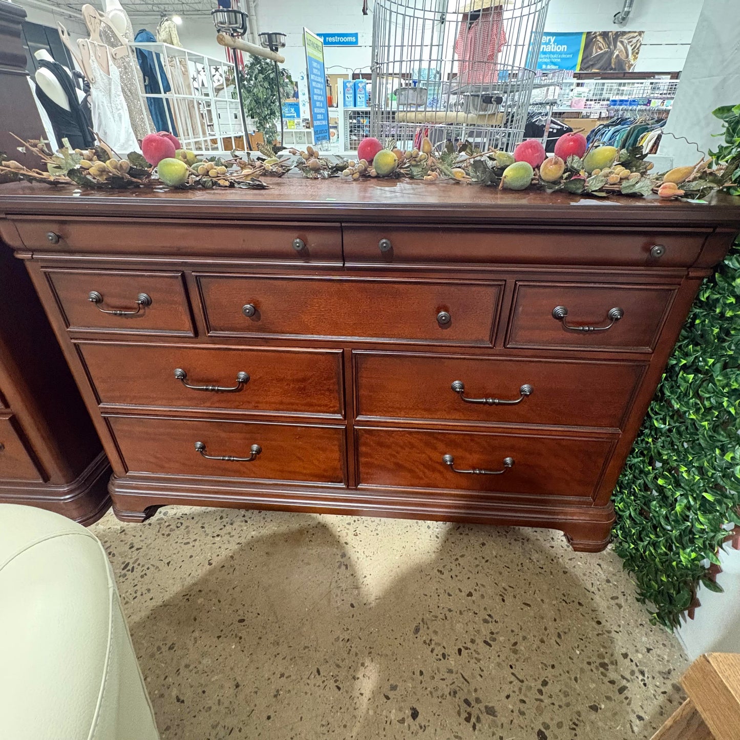 Cherry Long Dresser