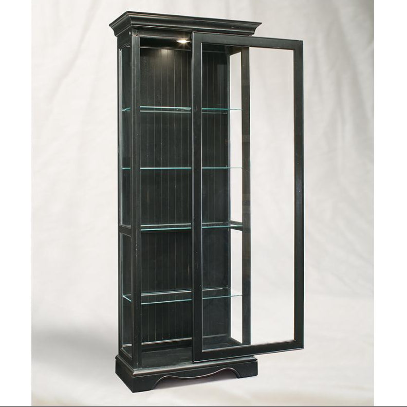 Philip Reinisch Company Color Time Black Ambience Display Cabinet
