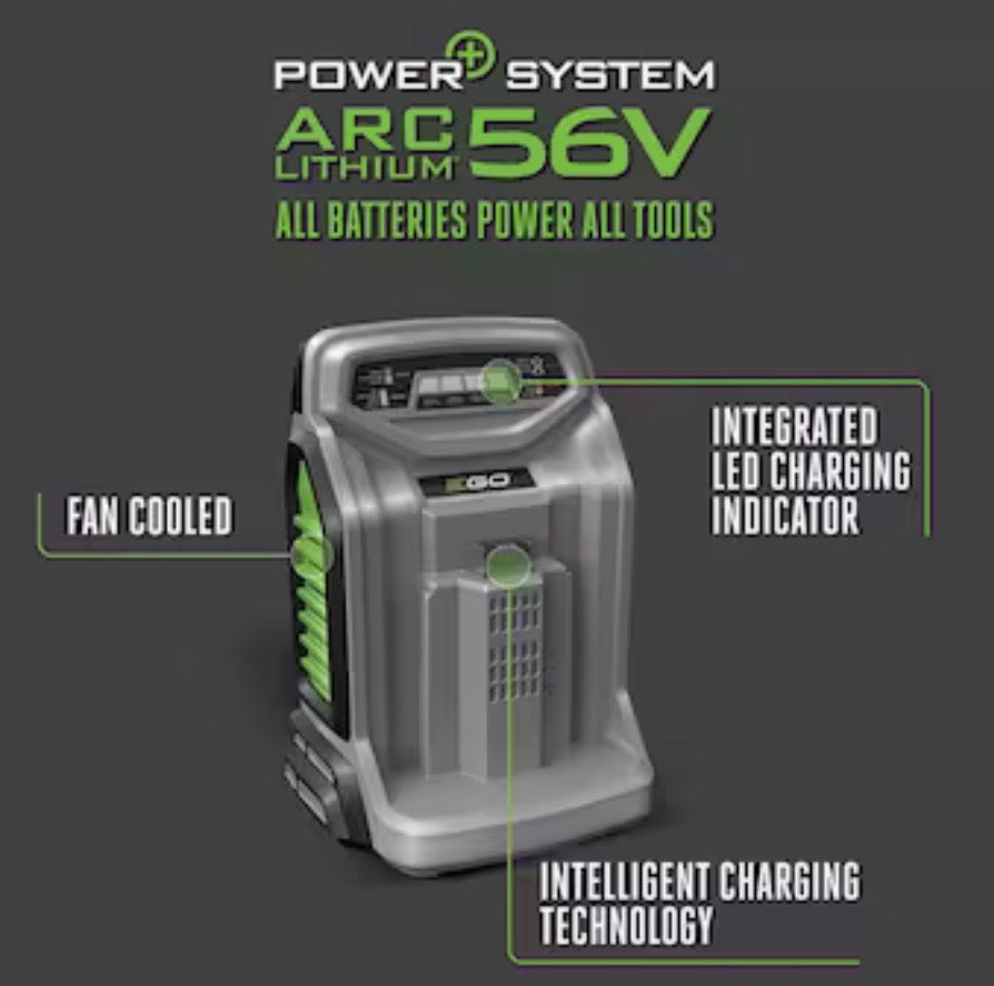 EGO 56-Volt, Lithium Ion (Li-Ion) Battery Charger with Battery (In Good use Condition)