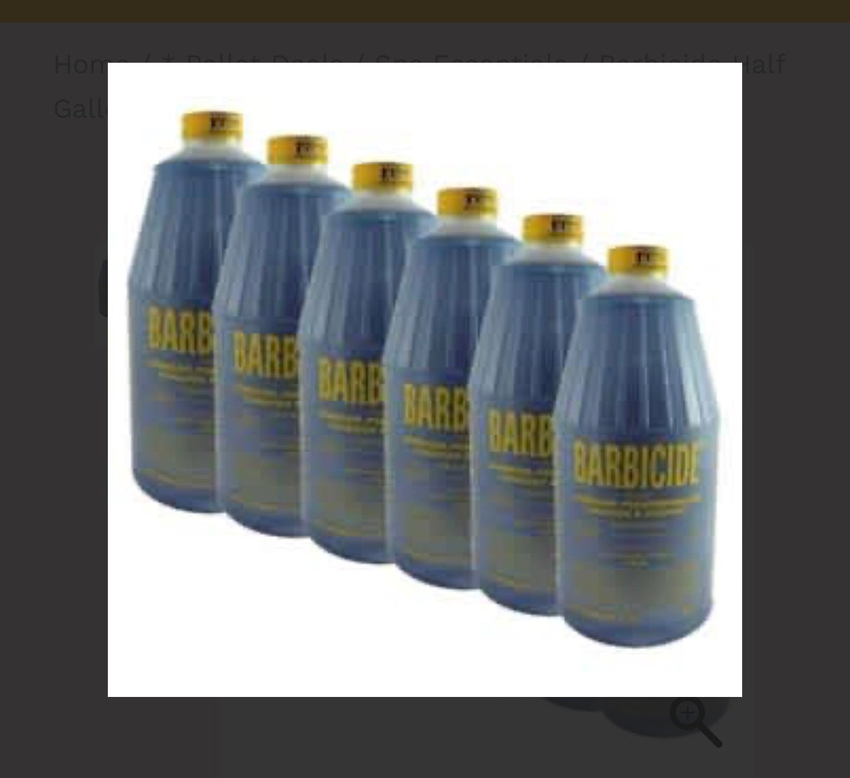 Barbicide Half Gallons Case (6/Case) (New)