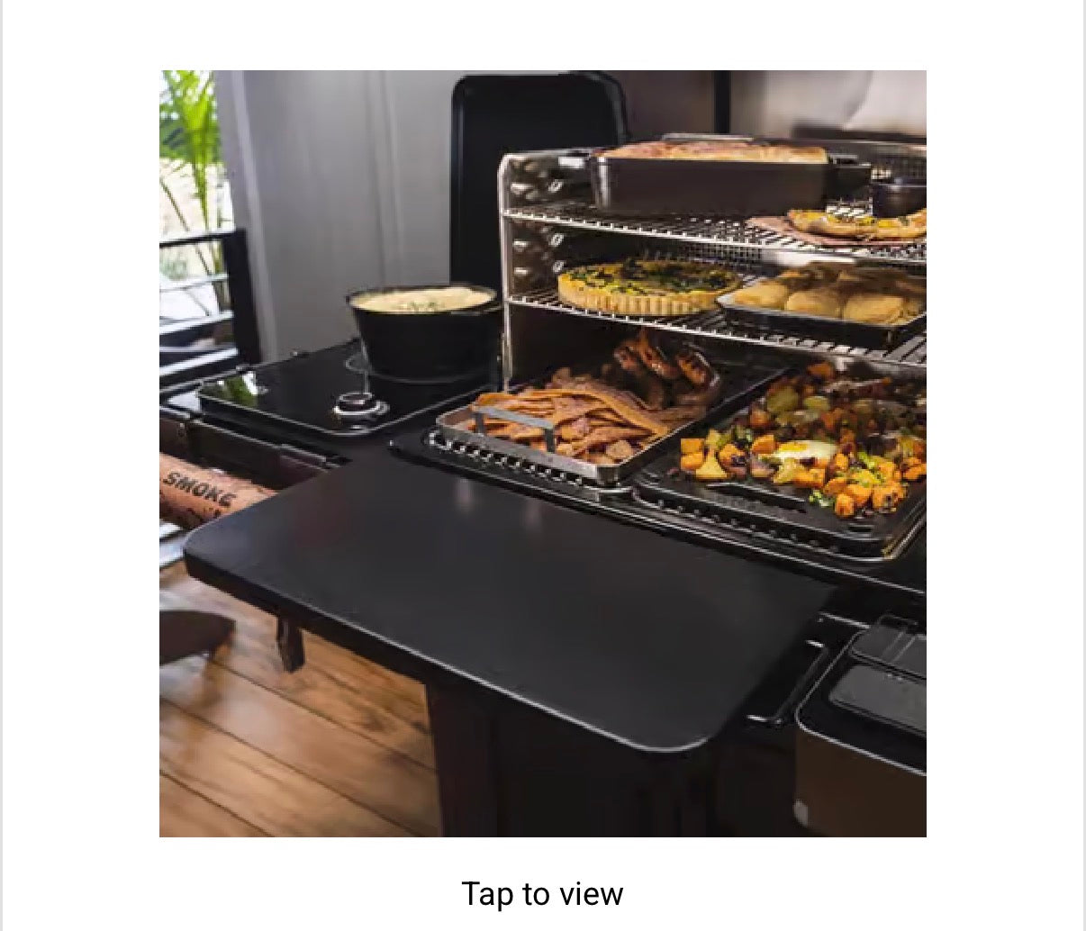 Traeger Pop-And-Lock Front Folding Shelf Steel 7.8 Inches H X 10.6 Inches W X21.63 Inches L