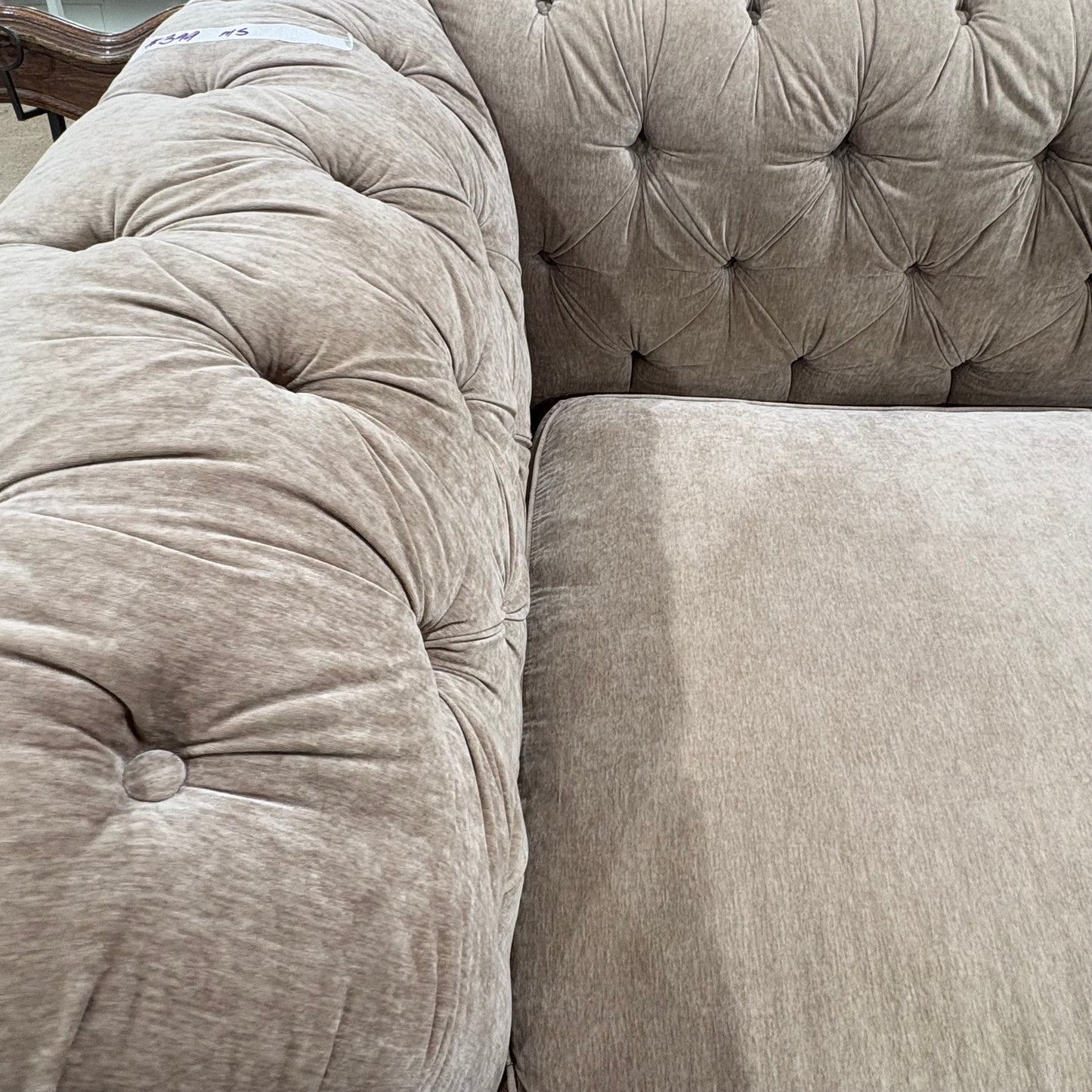 Beige Chaise Sofa