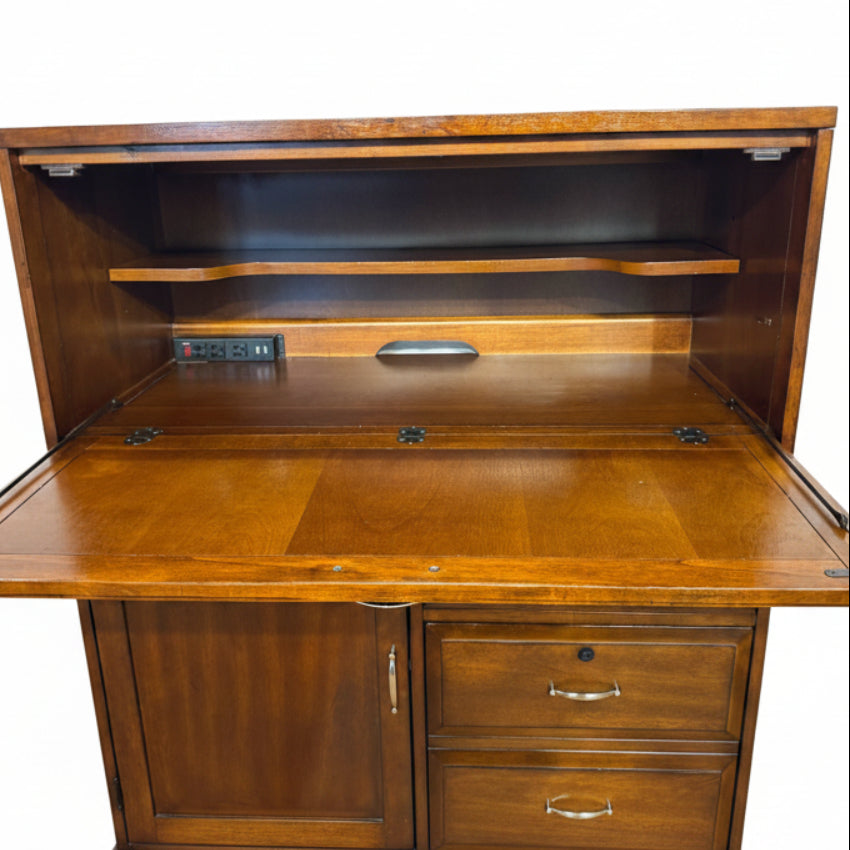 Mahogany Wood Secretary Desk