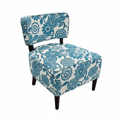 Teal Floral Cadman Chair