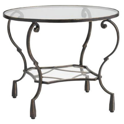 Pier 1 Chasca Glass & Iron End Tables