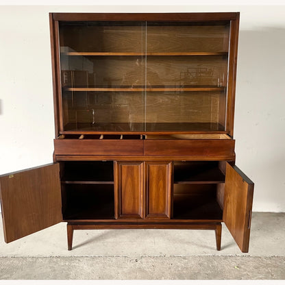 Mid-Century Modern Breakfront Credenza