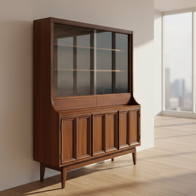 Mid-Century Modern Breakfront Credenza