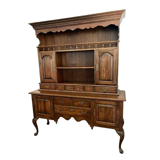 Brown Wooden Georgian-style Hutch