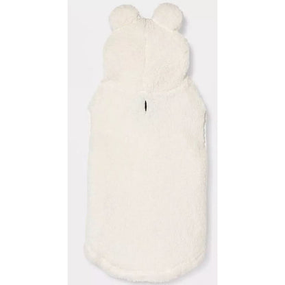 Wondershop Hoodie For Dog Size Large Winter White Sherpa