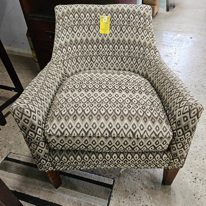 Patterned Upholstered Chair