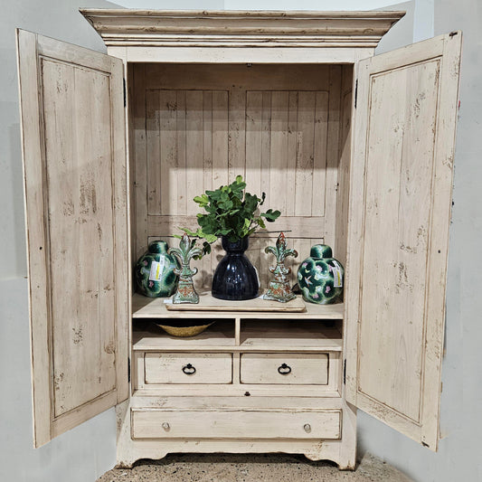 Distressed Storage or Media Cabinet