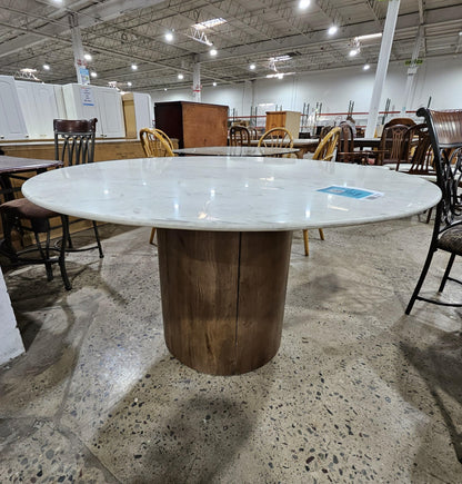 54" Round Marble Top Table