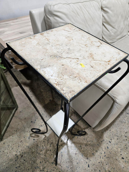 Marble Tile Top Table