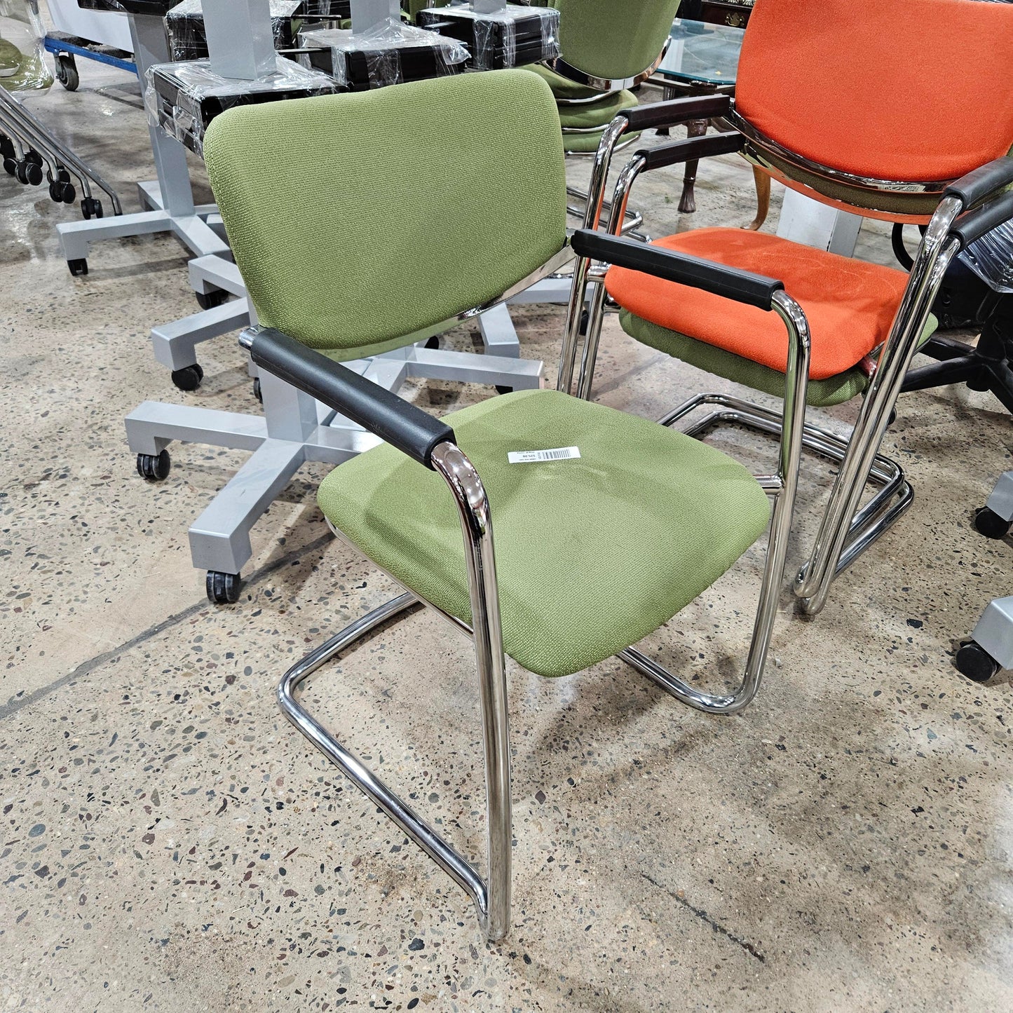 Chrome Base Chair